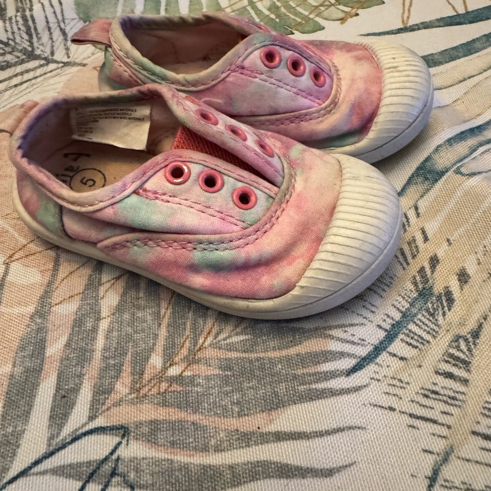 Kids Tie-Dye Slip-On Shoes